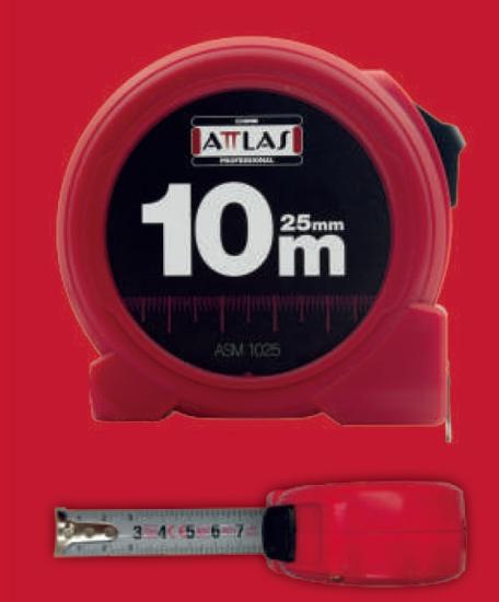 Attlas ASM1025 25mm 10mt Şerit Metre