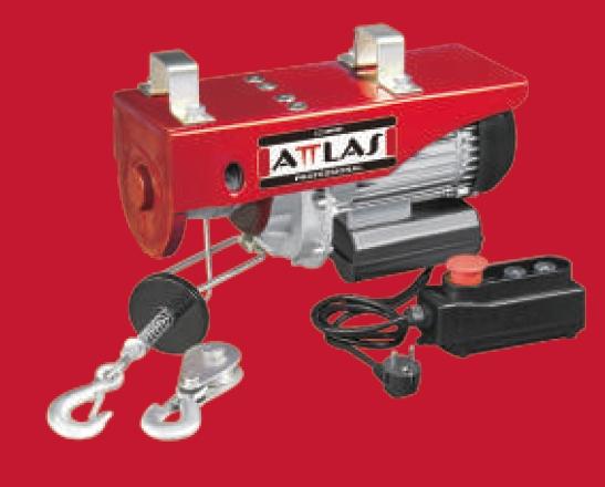 Attlas ATEV1200 1800W 600-1200kg Elektrikli Vinç