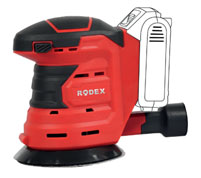 Rodex RPX2250 Akülü Orbital Zımpara - Aküsüz