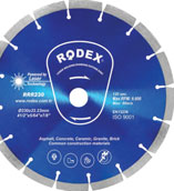 Rodex Lazer Elmas Kesme Diskleri (Kaynaklı Elmas Segmentler)