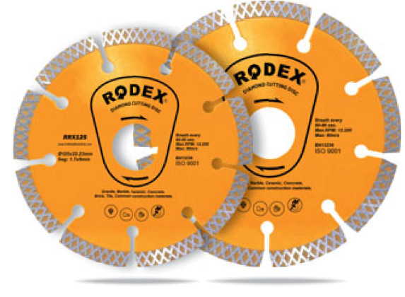 Rodex Elmas Kesme Diskleri (Süper Hızlı Kesim)